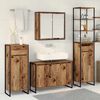 vidaXL Ensemble de mobilier de salle de bain avec tiroir Bois ancien