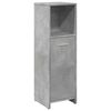 vidaXL Armoire de salle de bain Gris b&eacute;ton 30x30x95 cm Agglom&eacute;r&eacute;