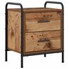 vidaXL Table de chevet Bois ancien 40 x 30 x 50 cm Bois d'ing&eacute;nierie