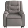 vidaXL Fauteuil inclinable taupe tissu