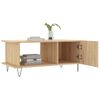 vidaXL Table basse ch&ecirc;ne sonoma 90x50x40 cm bois d'ing&eacute;nierie