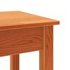 vidaXL Table console Marron cire 110 x 40 x 75 cm Bois massif en pin