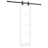vidaXL Porte coulissante ORKDAL Blanc et Noir 61 x 198,5 cm