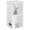 vidaXL Armoire d'angle Blanc 33x33x67 cm Bois d'ing&eacute;nierie