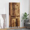vidaXL Haut Armoire Bois Ancien 69,5 x 34 x 180 cm Bois d'ing&eacute;nierie