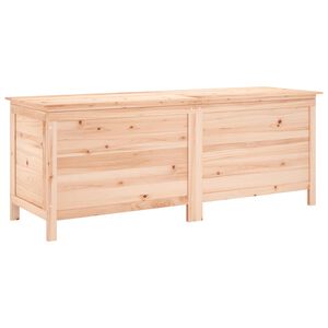 vidaXL Bo&icirc;te de rangement de jardin 150x50x56,5 cm bois massif sapin