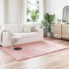 vidaXL Tapis en fausse Tafalla Rose 160 x 230 cm Polyester