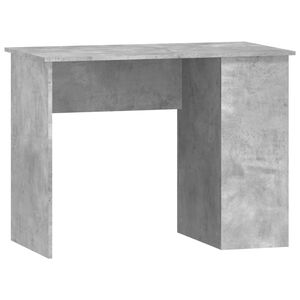 vidaXL Bureau Gris b&eacute;ton 100x55x75 cm Bois d'ing&eacute;nierie