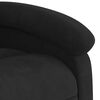 vidaXL Fauteuil inclinable Noir Velours