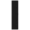 vidaXL Haut Armoire Ch&ecirc;ne noir 70 x 42.5 x 185 cm Bois d'ing&eacute;nierie