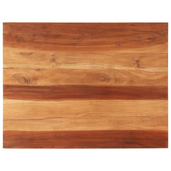 vidaXL Dessus de table bois massif d'acacia 25-27 mm 70x90 cm