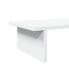 vidaXL Support de moniteur blanc 100x27x15 cm bois d'ing&eacute;nierie