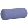 vidaXL Coussins d'accent 2 pcs Bleu denim &Oslash; 15 x 40 cm tissu