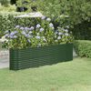 vidaXL Lit surélevé de jardin Acier galvanisé 260x40x68 cm Vert