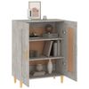 vidaXL Buffet Gris b&eacute;ton 69,5x34x90 cm Bois d'ing&eacute;nierie