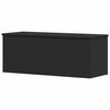 vidaXL Bo&icirc;te de rangement noir 90x35x35 cm bois d'ing&eacute;nierie