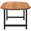 vidaXL Table &agrave; manger 220x100x74 cm bois de ch&ecirc;ne massif ovale
