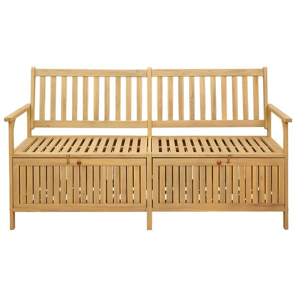 vidaXL Banc de rangement avec stockage avec porte Acacia massif