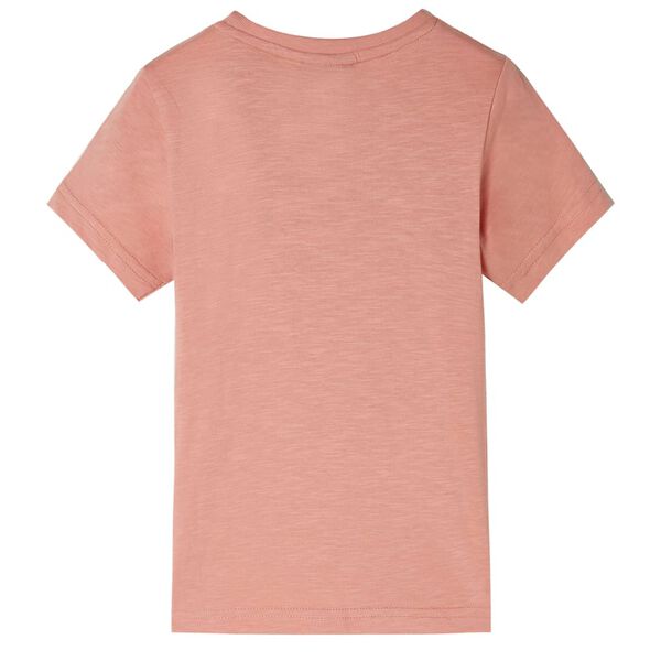 T-shirt enfants &agrave; manches courtes orange clair 104