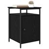 vidaXL Cabinet de chevet Ch&ecirc;ne noir 40 x 42 x 60cm Bois d'ing&eacute;nierie