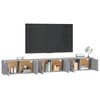 vidaXL Meubles TV muraux 3 pcs sonoma gris 100x34,5x40 cm