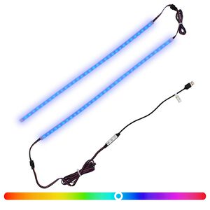 vidaXL Bande LED 110 cm Multicolore PVC