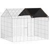 vidaXL Cage pour lapins Argent 100 x 78 x 78 cm Acier galvanis&eacute;