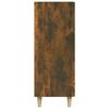 vidaXL Buffet chêne fumé 69,5x34x90 cm bois d'ingénierie