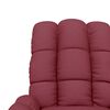 vidaXL Fauteuil inclinable Rouge bordeaux Tissu
