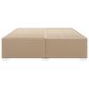 vidaXL Cadre de lit sans matelas cappuccino 180x200 cm similicuir
