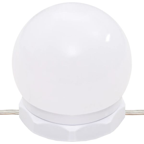 vidaXL Coiffeuse avec LED ch&ecirc;ne sonoma 74,5x40x141cm bois d'ing&eacute;nierie