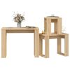 vidaXL Tables gigognes 3 pcs Chêne sonoma Bois d'ingénierie