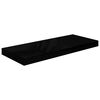 vidaXL Étagère murale flottante 4 pcs Noir brillant 60x23,5x3,8 cm MDF