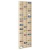 vidaXL Vitrine Murale Beige 30 x 4,5 x 96 cm Bois d'ing&eacute;nierie
