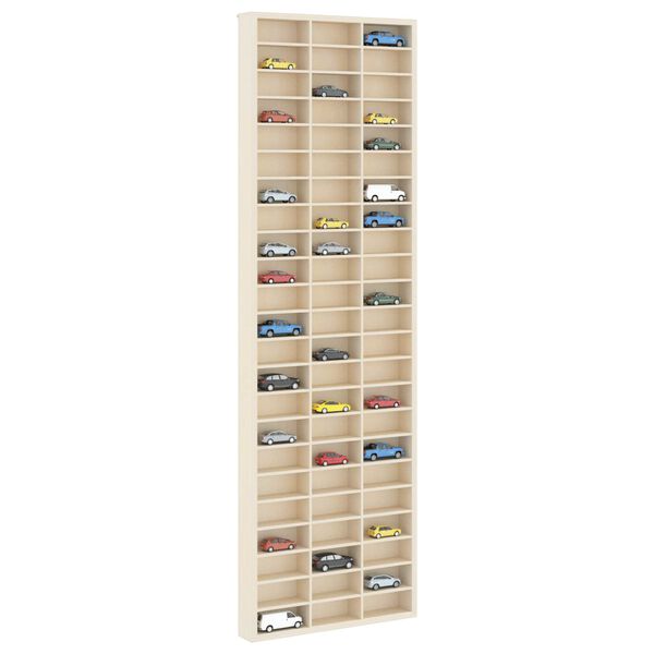 vidaXL Vitrine Murale Beige 30 x 4,5 x 96 cm Bois d'ing&eacute;nierie