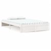 vidaXL Cadre de lit sans matelas blanc bois massif 120x200 cm