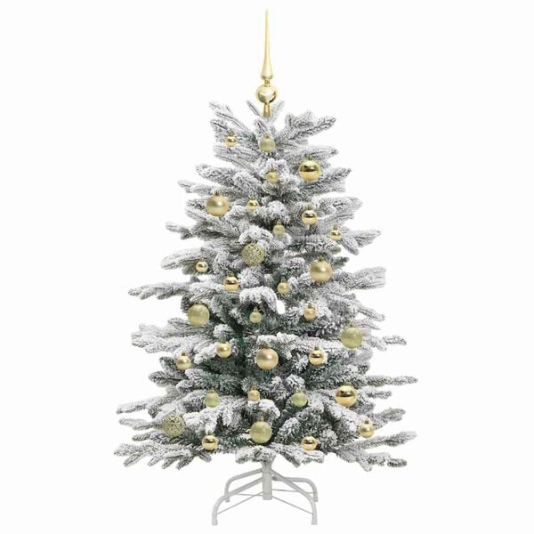 vidaXL Sapin de No&euml;l Artificiel &agrave; Branches Articul&eacute;es Blanc 120 cm