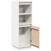 vidaXL Buffet haut Blanc 37x34x110 cm Bois massif de pin