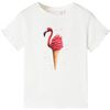 T-shirt enfants rose &eacute;cru 92
