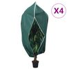 vidaXL Housses de protection pour plantes avec fermeture &eacute;clair 4 pcs