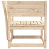 vidaXL Chaises de jardin bois massif de pin