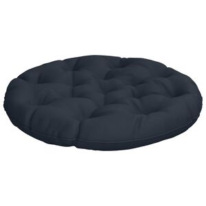 vidaXL Coussin de chaise suspendue VIANEN 100 % polyester Bleu fonc&eacute;