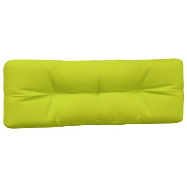 vidaXL Coussins de palette lot de 3 vert vif tissu