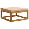 vidaXL Repose-pied modulable avec coussins