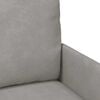 vidaXL Canap&eacute;s avec coussin 110cm Gris clair Contreplaqu&eacute;