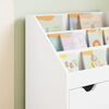 vidaXL Biblioth&egrave;que pour enfants avec tiroir Blanc 60 x 29,5 x 69 cm
