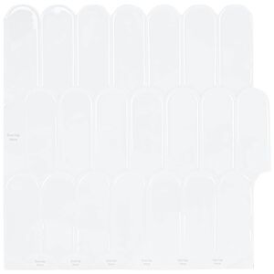vidaXL Carreau en Plume 20 pcs Blanc 30 x 30 cm Polyur&eacute;thane et PET
