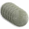 vidaXL Housse de coussin 6 pc HEERLEN Vert &Oslash; 60 cm Tissu Chenille