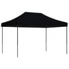 vidaXL Tente de r&eacute;ception pliable escamotable noir 410x279x315 cm