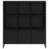 vidaXL Biblioth&egrave;que 2 pcs Ch&ecirc;ne noir 99,5 x 30 x 108 cm